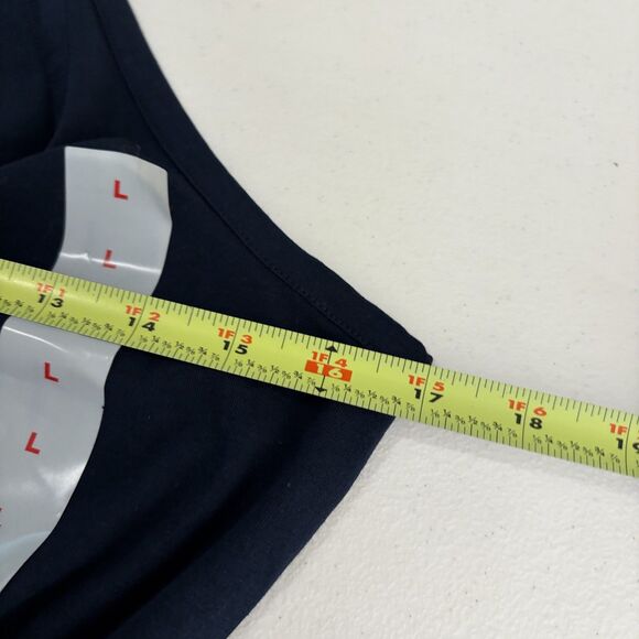 Old Navy Tank Top Women's Large Navy Blue Round Neck Sleeveless First Layer - Picture 9 of 10